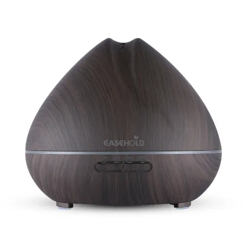 Changing LED Lights 400ml  Ultrasonic Air Humidifier/Aroma Essential Oil Diffuser with Wood Grain