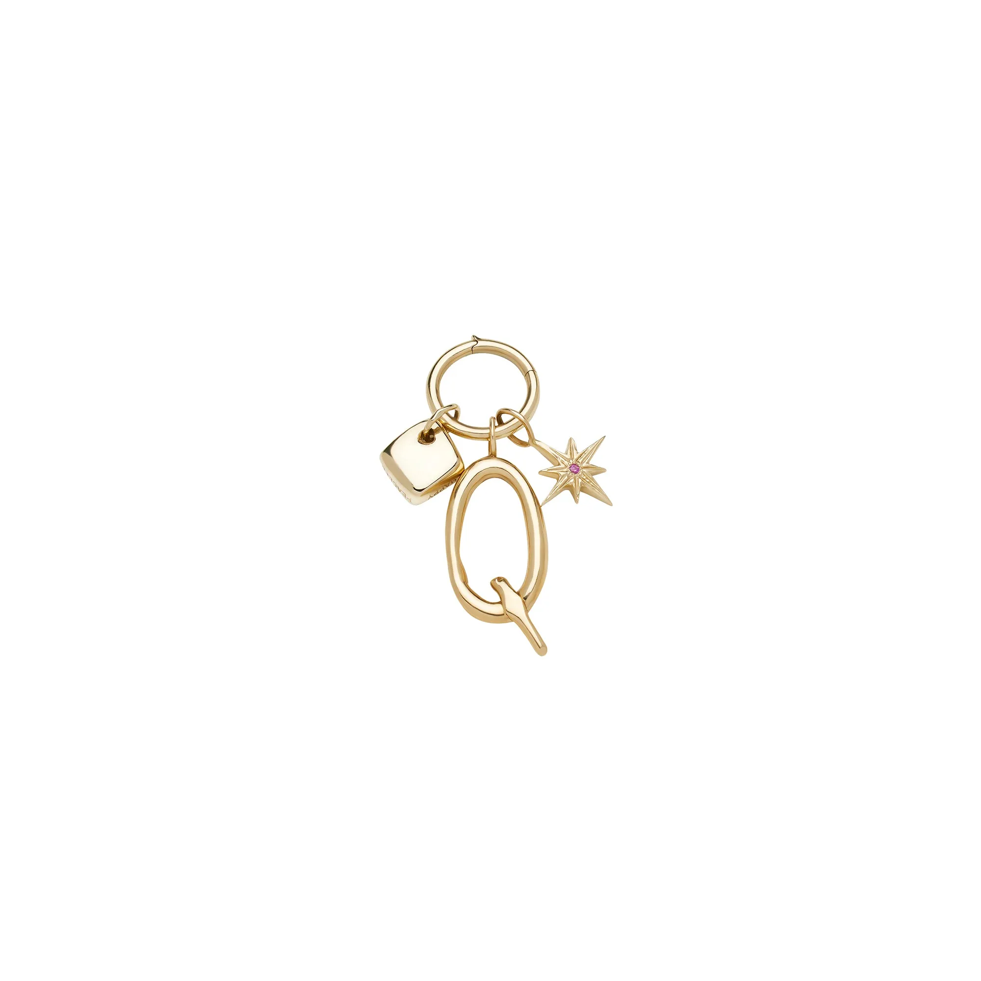 Charm Ring Locket - Gold