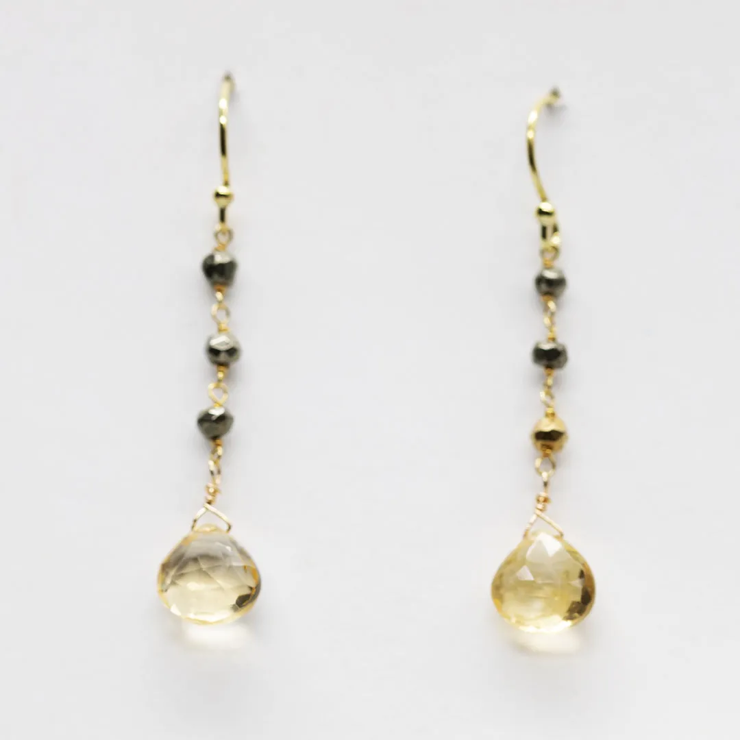 Citrine Waterfall Earrings