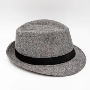 Classic Fedora Hat Short Brim