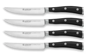Classic Ikon Steak Knife Set 4 Piece
