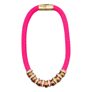 Classic Necklace Hot Pink
