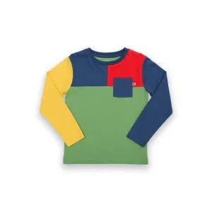 Colour Block Long Sleeve Shirt