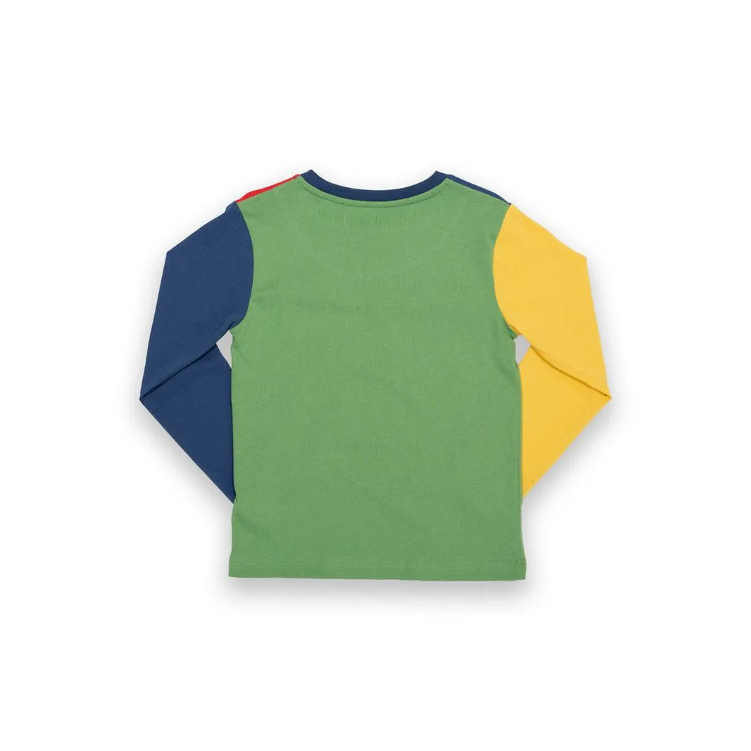 Colour Block Long Sleeve Shirt