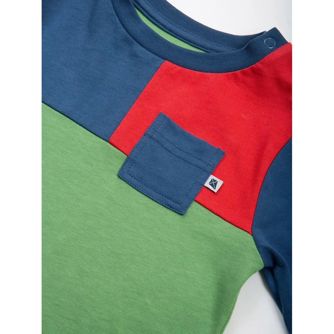 Colour Block Long Sleeve Shirt