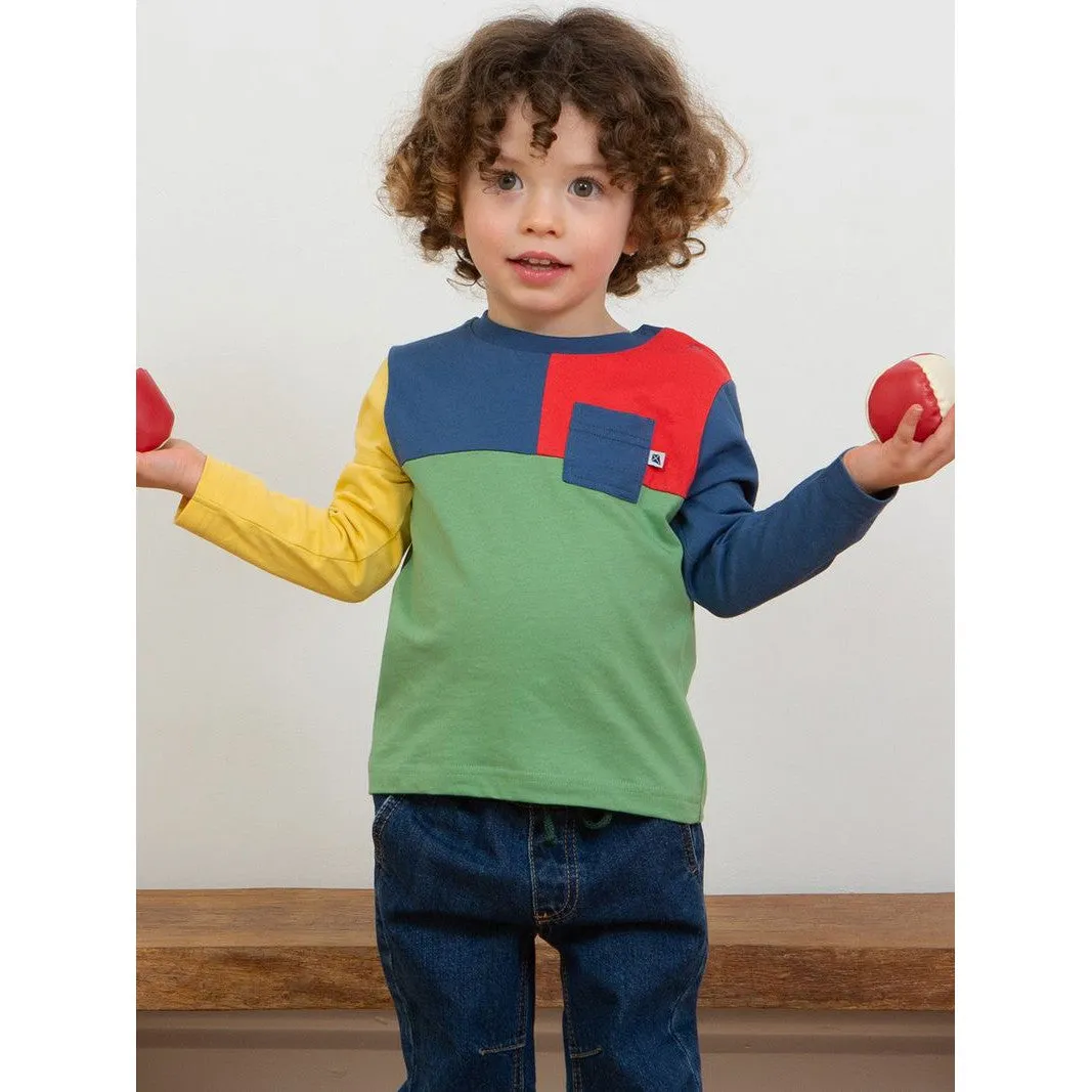 Colour Block Long Sleeve Shirt