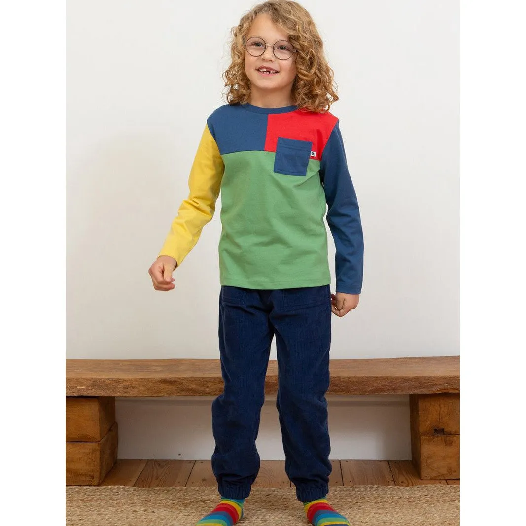 Colour Block Long Sleeve Shirt