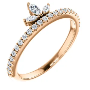 Crown Diamond Ring