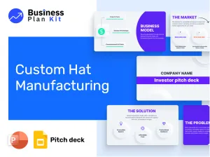 Custom Hat Manufacturing Pitch Deck Example