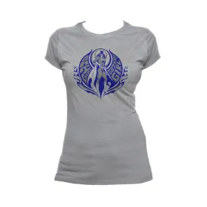 DC Comics Batgirl Gotham Girl Official Women's T-shirt (Sports Grey)