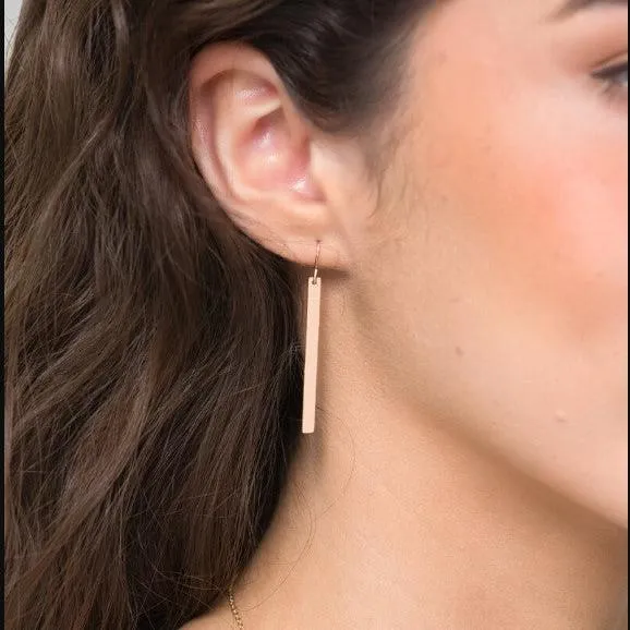 Delicate Bar Earrings