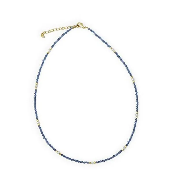 Delicate Bead & Pearl Necklace