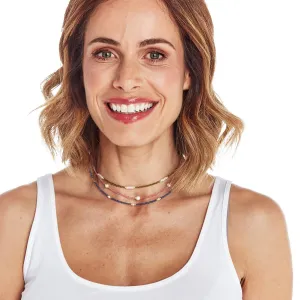 Delicate Bead & Pearl Necklace