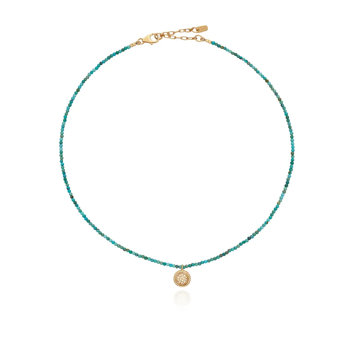 Delicate  Beaded Drop Necklace