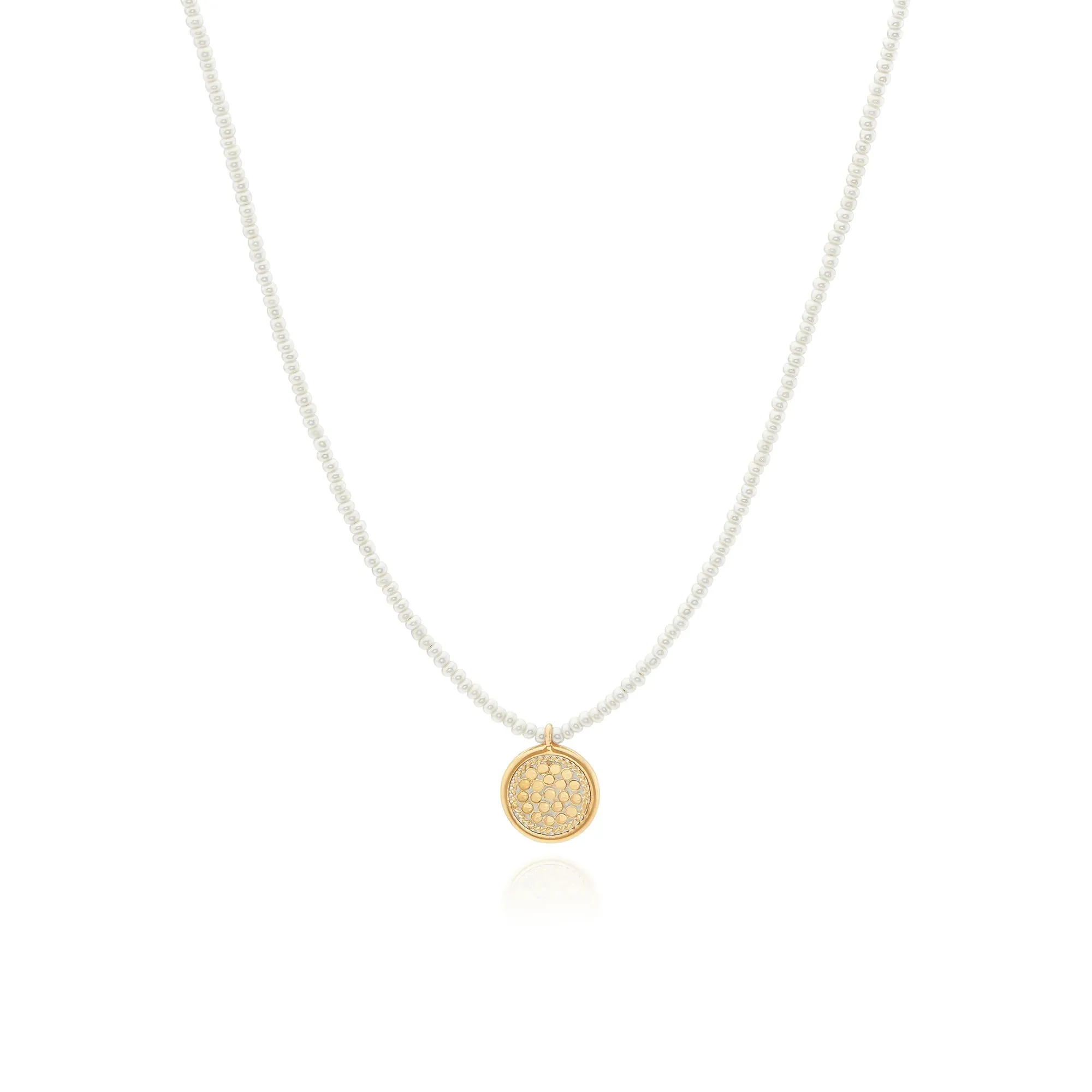 Delicate  Beaded Drop Necklace