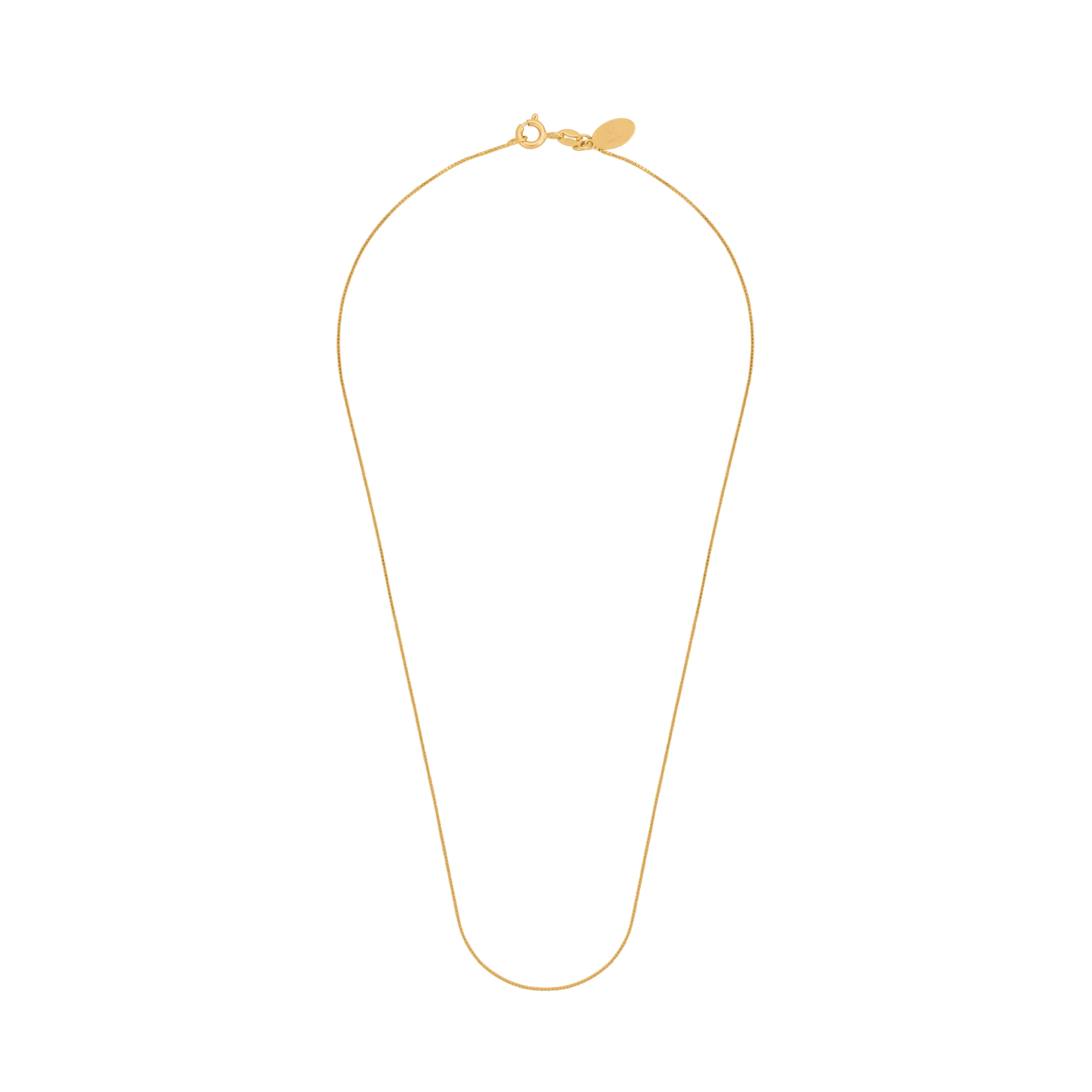 DELICATE BOX CHAIN gold plated