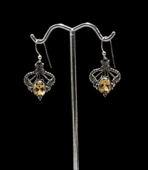 Delicate Citrine Earrings