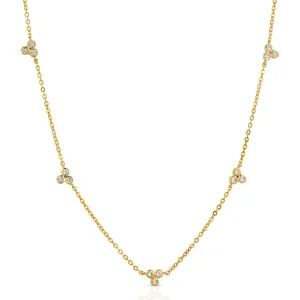 Delicate Cluster Necklace