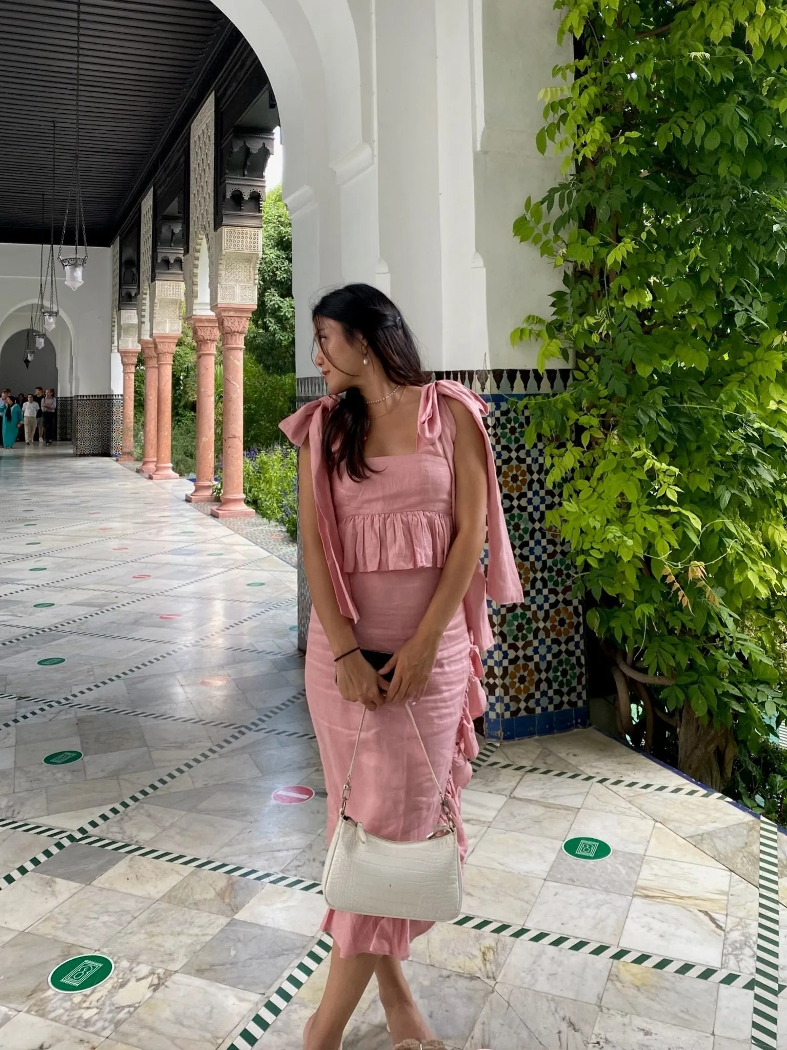DELICATE DAYDREAM MIDI SKIRT
