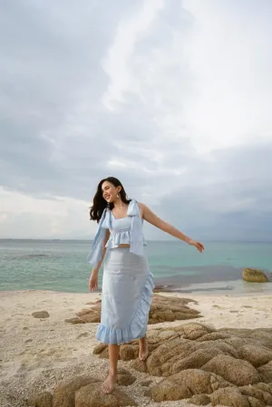 DELICATE DAYDREAM MIDI SKIRT