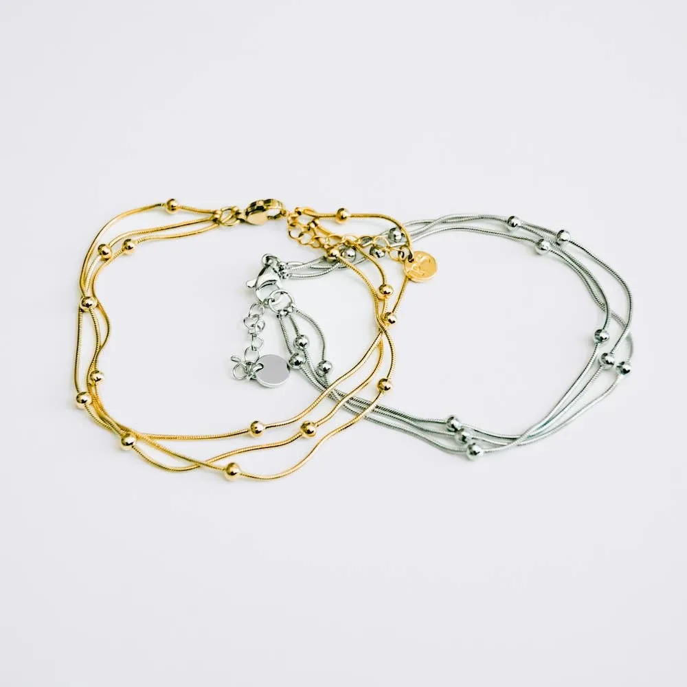 Delicate Destiny Layered Bracelet