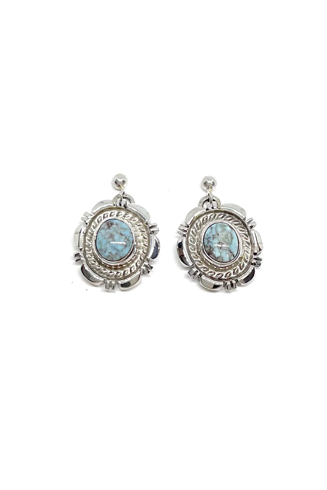 Delicate Dry Creek Turquoise Earrings