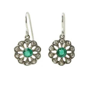 Delicate Edwardian Paste Earrings