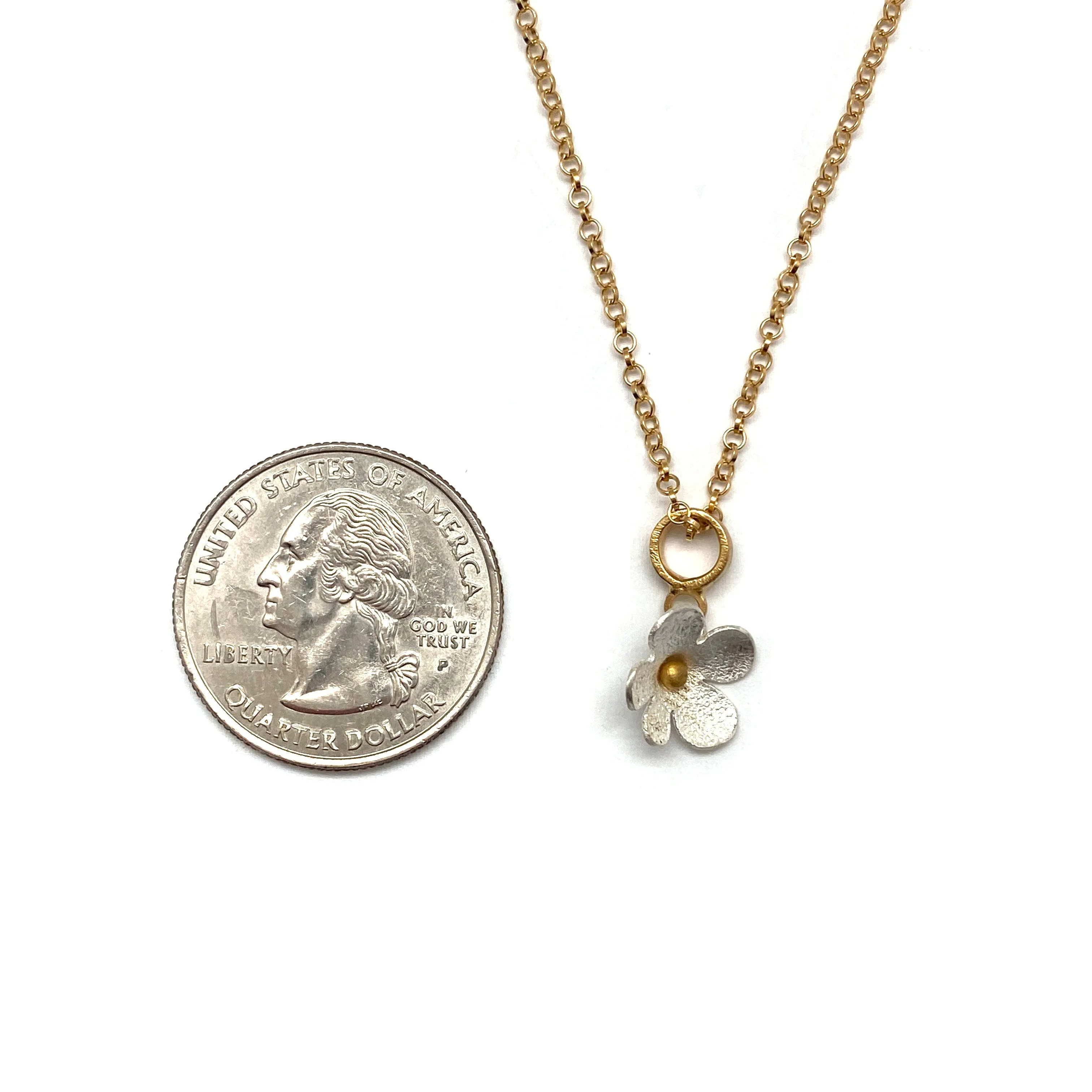 Delicate Flower Pendant