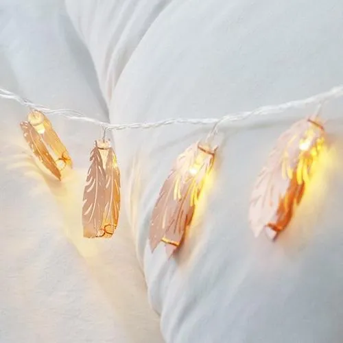 Delicate Leaf LED String Lights