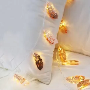 Delicate Leaf LED String Lights