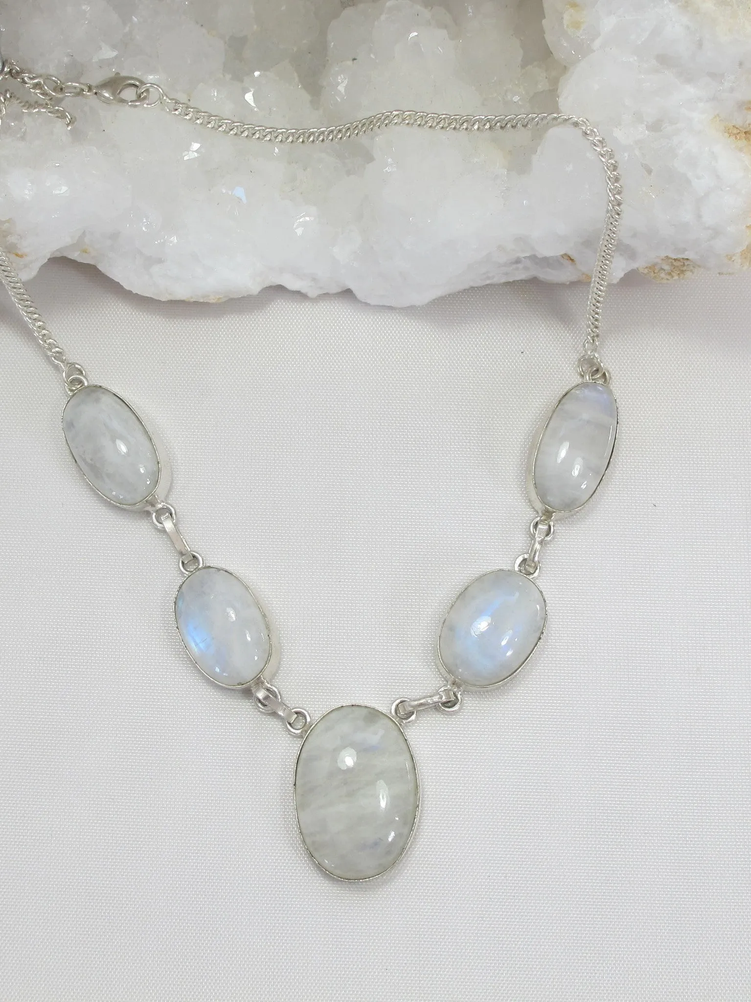 Delicate Moonstone Necklace 1