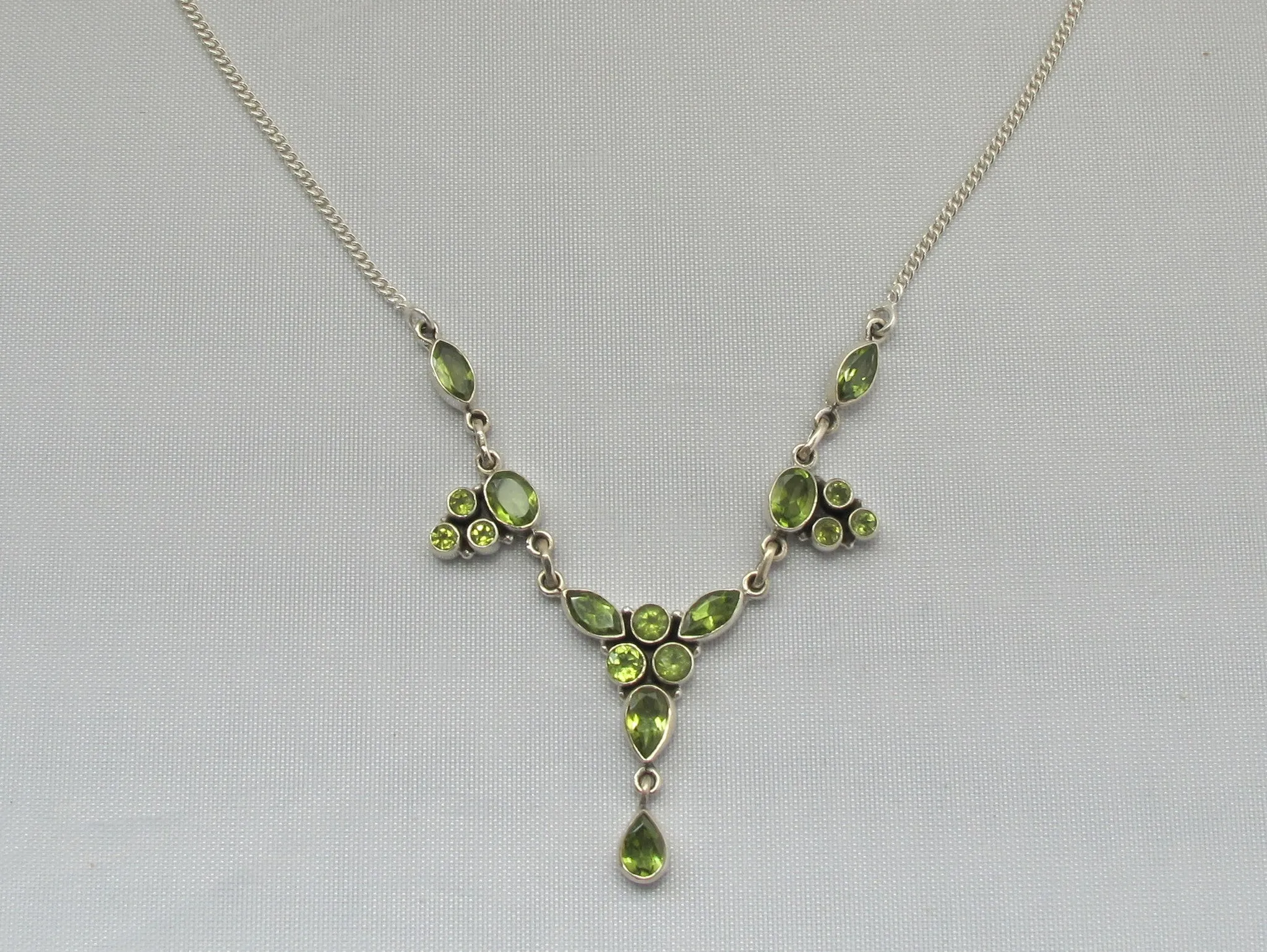 Delicate Peridot Necklace 1