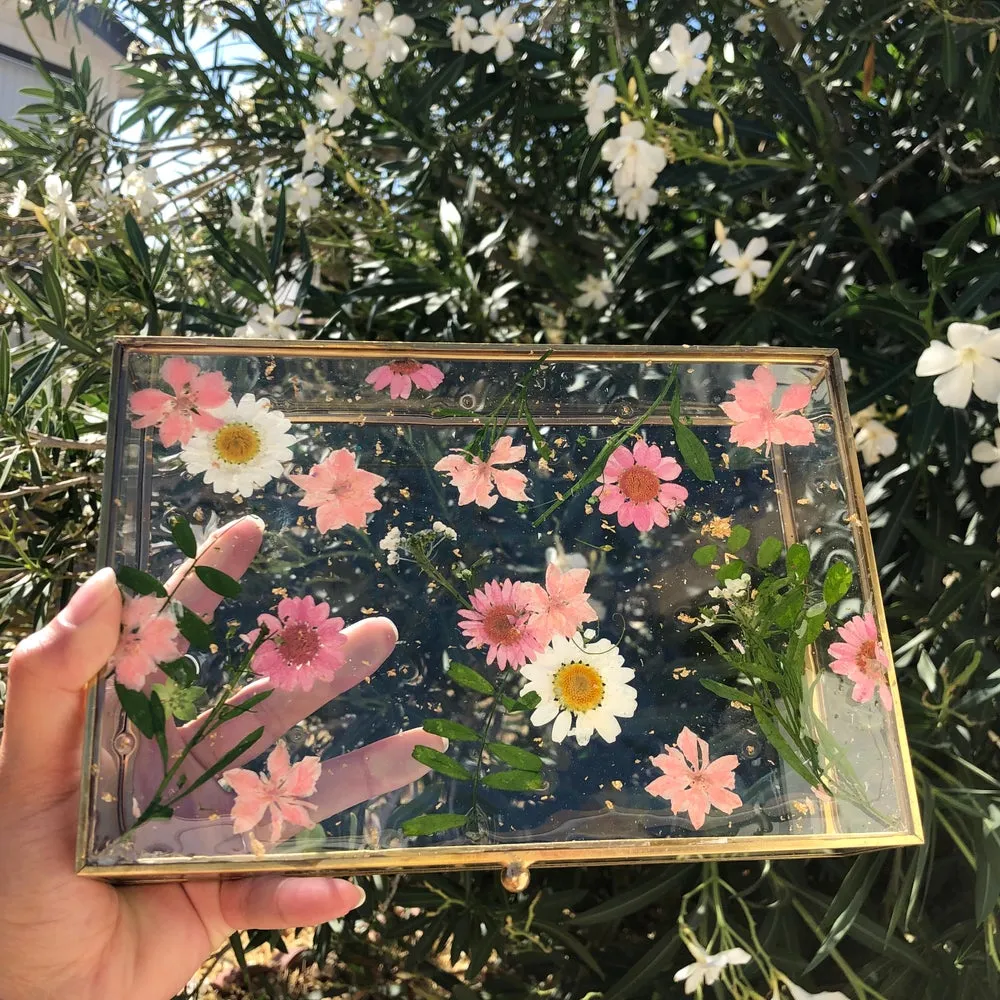 Delicate Pink ♡ Floral Jewelry/Keepsake Box ♡