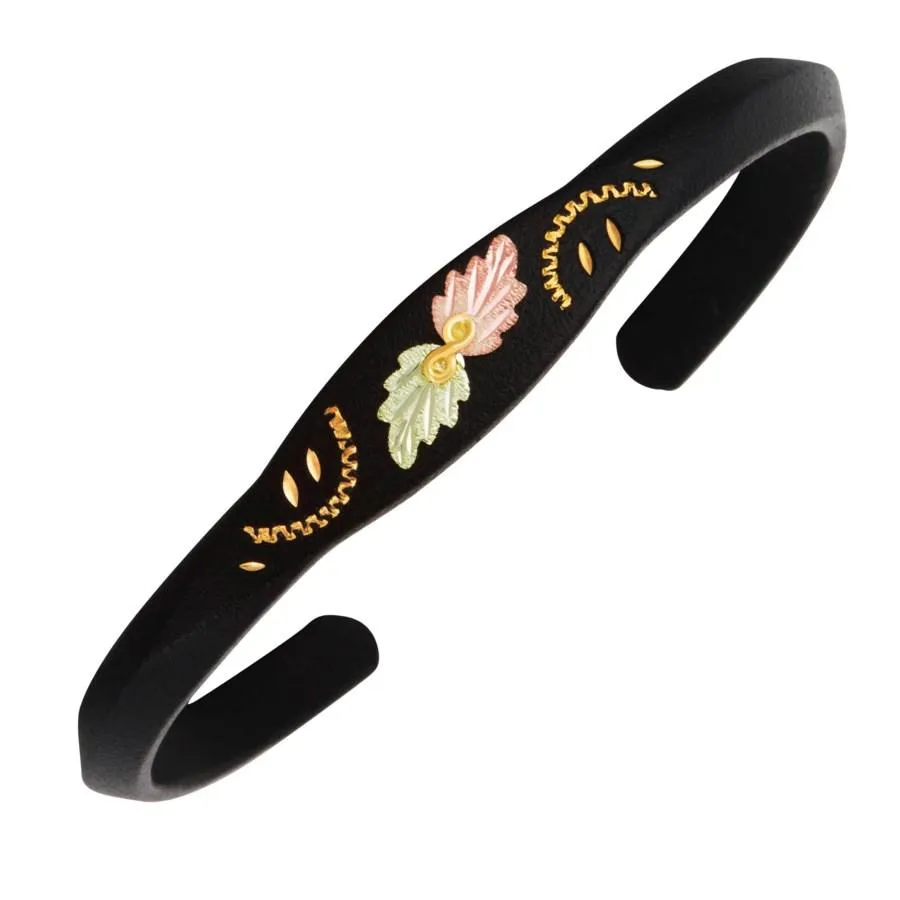 Delicate Powder Coat - Black Hills Gold Bracelet