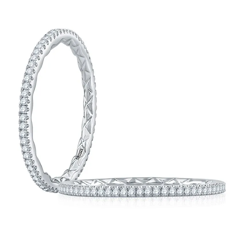 Delicate Quilted Anniversary Band
