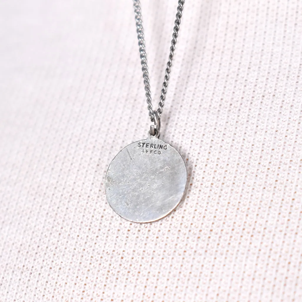 Delicate Rose Sterling Necklace