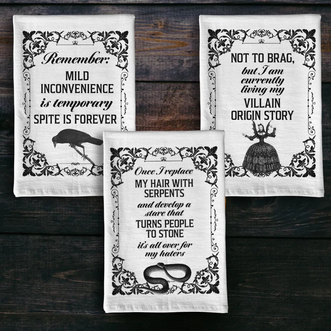 Delicate Spite Dish Towels - Set of 3