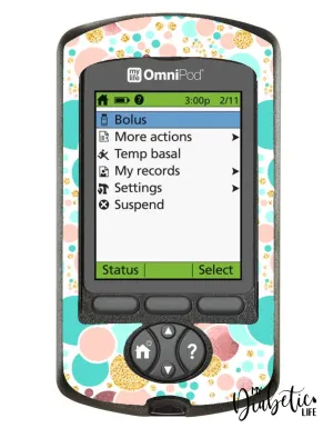 Delicate Spots - Omnipod PDM sticker