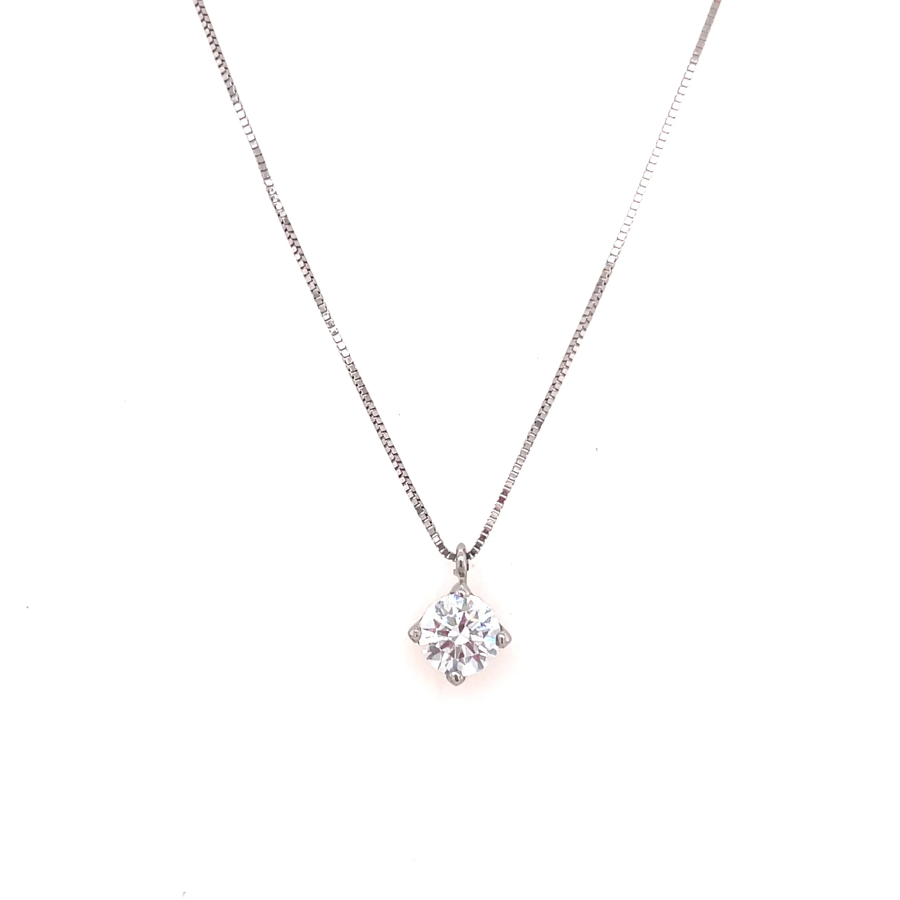Delicate White Gold Necklace - 70048