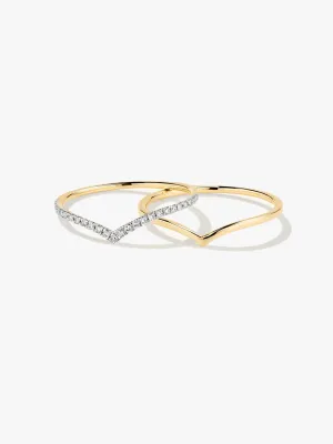 Delicate Wishbone Stacker Set