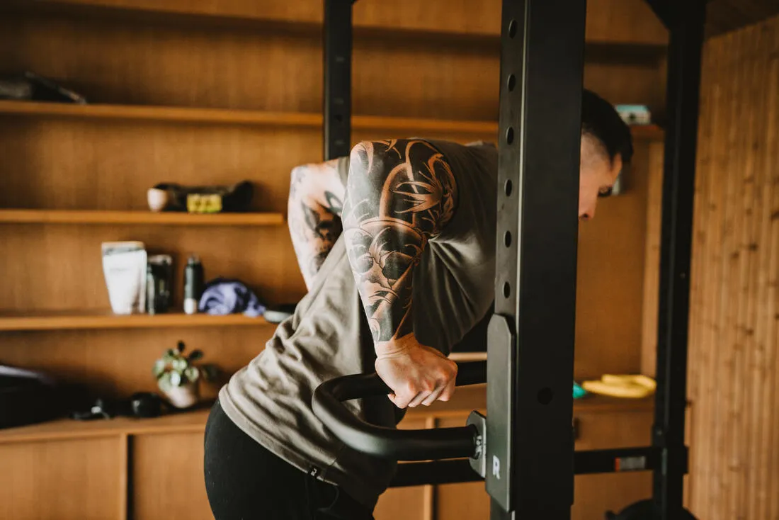 Dip Supports for Weight Training Rack - Twin-Pack