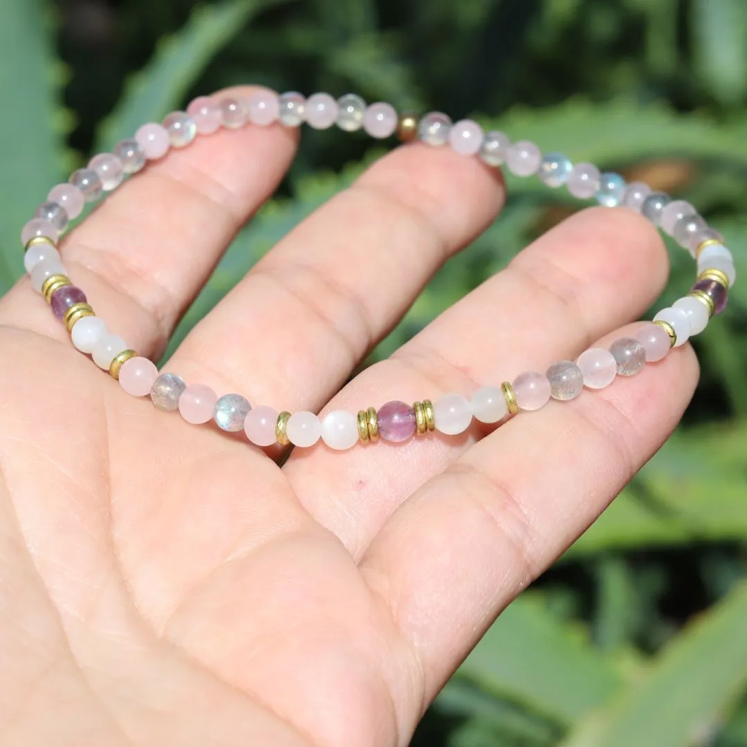 Divine Feminine Crystals Anklet