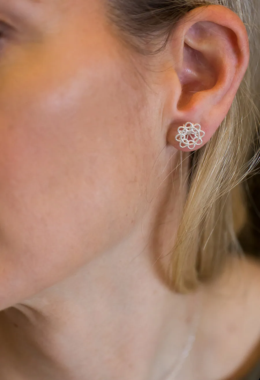 Doily Studs