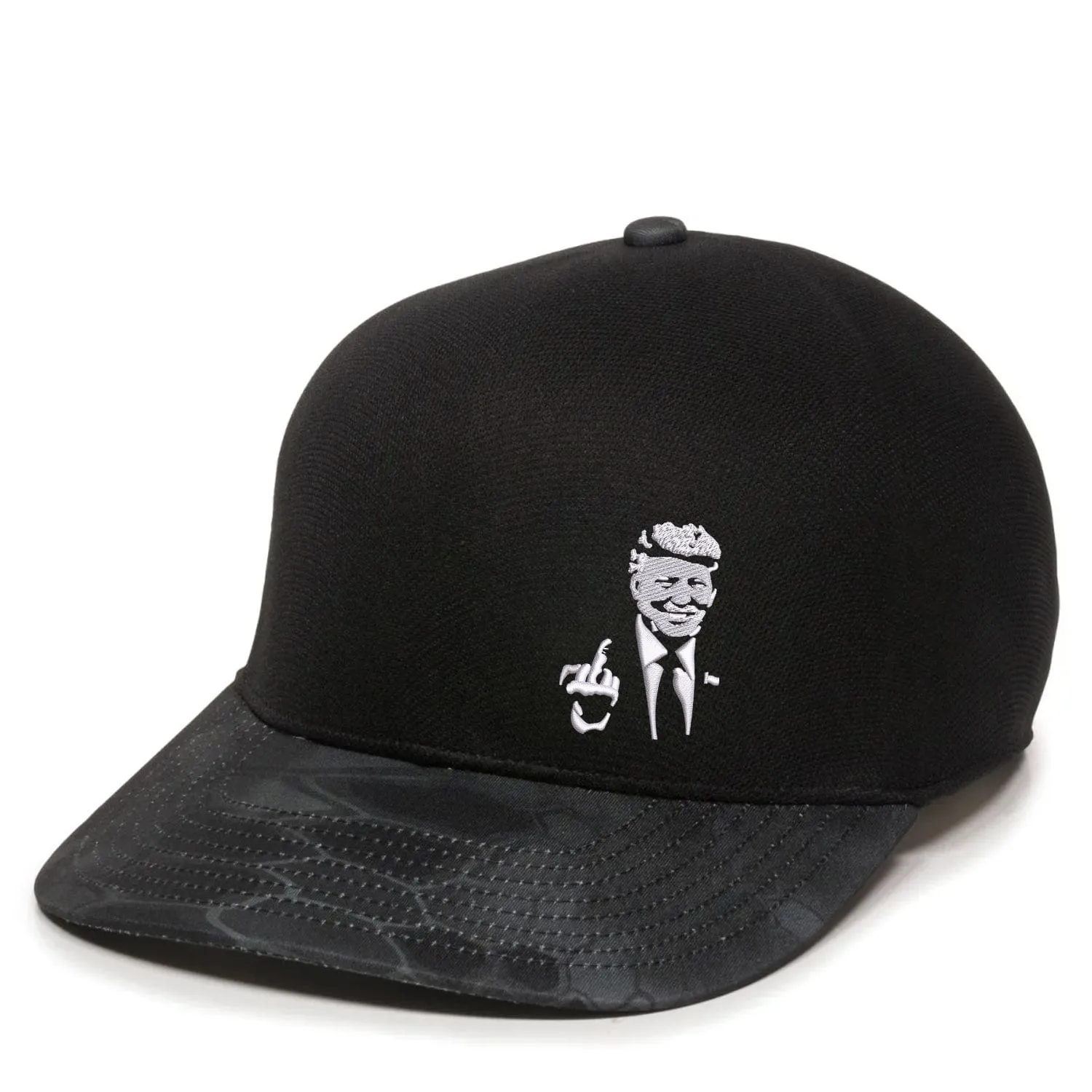 Donald Trump 2024 Middle Finger Embroidery Hat