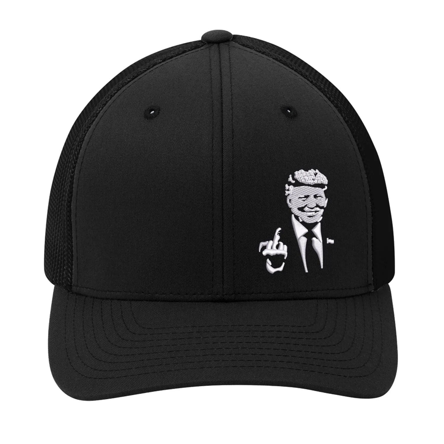 Donald Trump 2024 Middle Finger Embroidery Hat