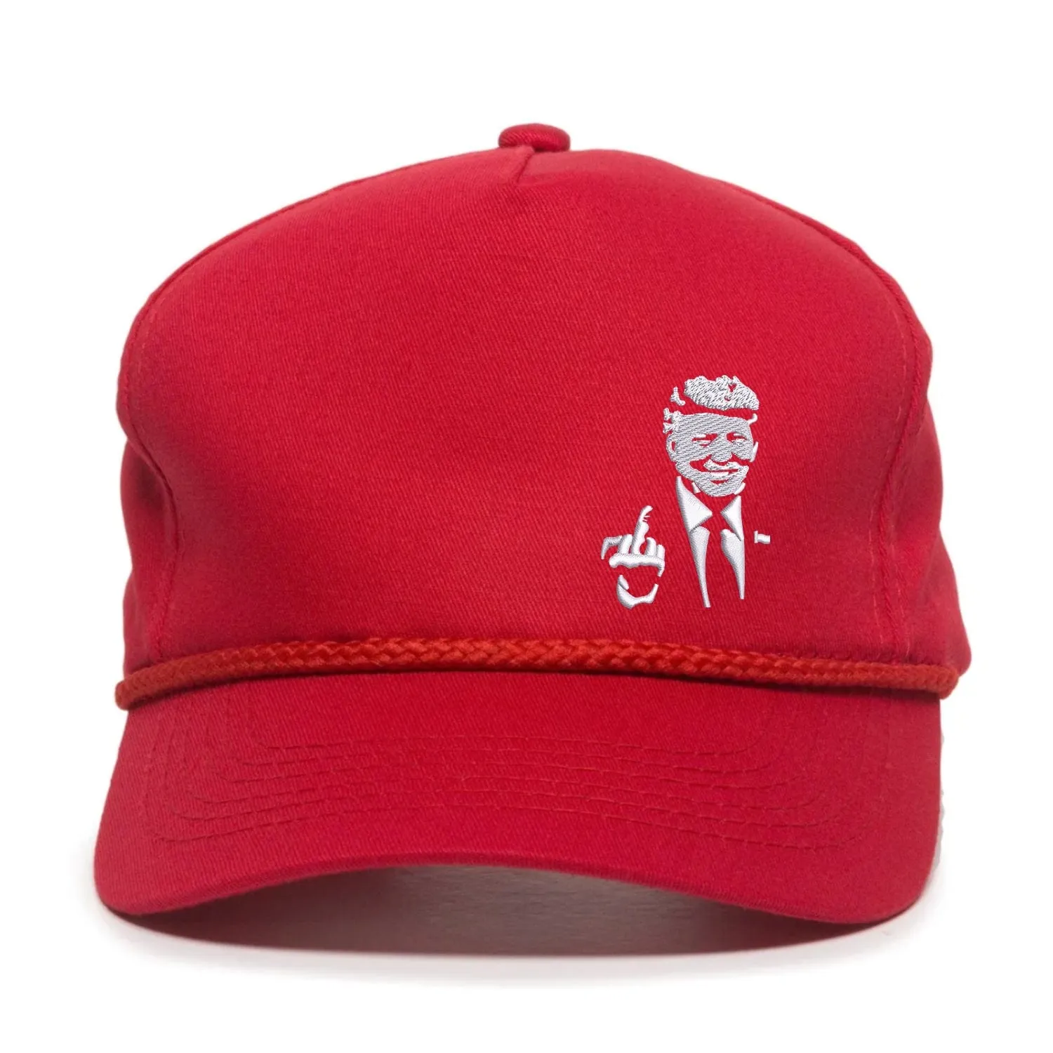 Donald Trump 2024 Middle Finger Embroidery Hat