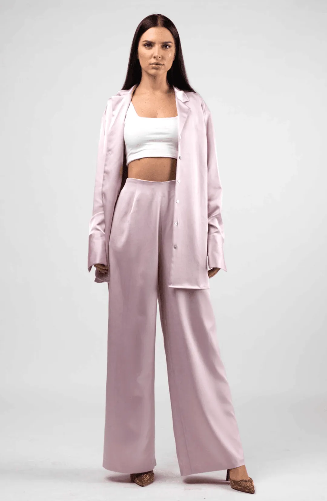 DONNA OVERSIZED SHIRT - LILAC