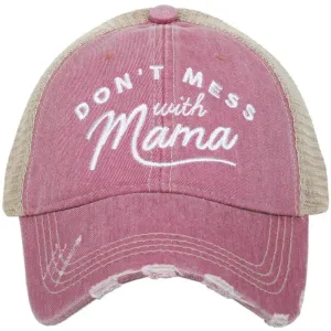Don't Mess with Mama Trucker Hat-Pink