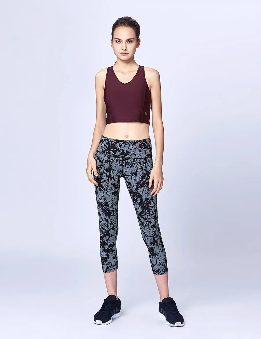 easyoga LESPIRO Ladder Back Tank - R24 Dark Red