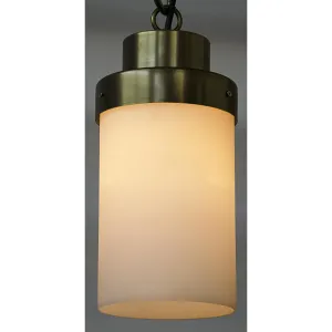 Eleonore Pendant, Steel with Brass Finish